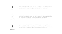 Tres Bloques De Texto - Tema De WordPress De Arrastrar Y Soltar