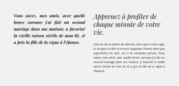 Titres Et Texte Dans Deux Colonnes - Builder HTML