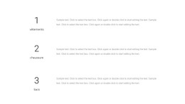 Trois Blocs De Texte – Modèle Créatif Polyvalent