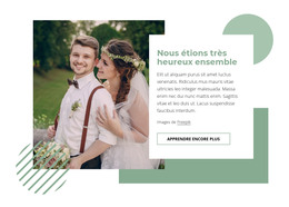 Comment Avoir Un Mariage Heureux – Page De Destination HTML