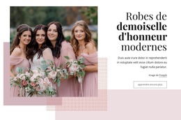 Robes De Demoiselle D'Honneur Modernes – Téléchargement Du Modèle De Site Web