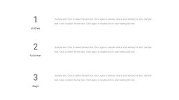 Three Text Blocks - Ultimate Html Code