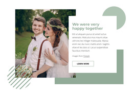 How To Have A Happy Marriage - HTML Landing Page