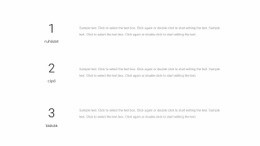 Három Szövegblokk – Többcélú Kreatív Sablon