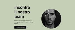 Incontra Il Nostro Gruppo Aziendale - Mockup Del Sito Web Reattivo