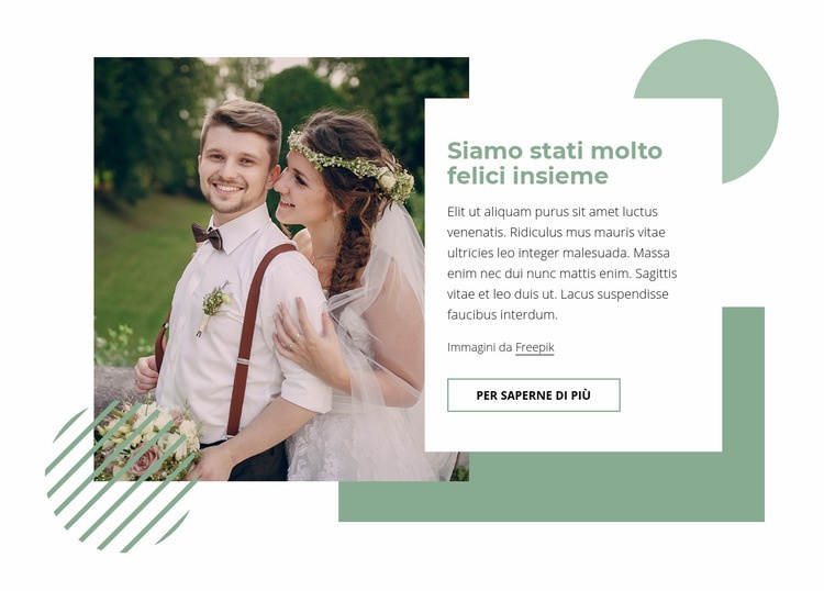 Come avere un matrimonio felice Mockup del sito web