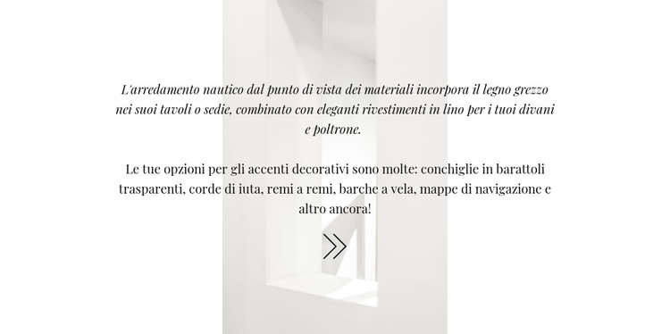 Spazio massimo Modello HTML