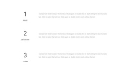 Tre Blocchi Di Testo - Modello Multiuso Creatività