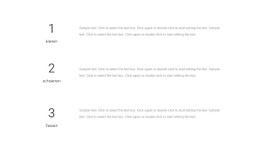 Drie Tekstblokken CSS-Lay-Outsjabloon