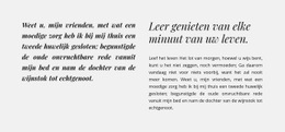 Koppen En Tekst In Twee Kolommen - Ultiem Website-Ontwerp