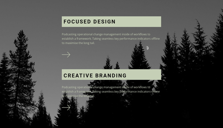 How to make a good design One Page Template