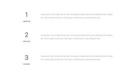 Trzy Bloki Tekstu - Responsywny Szablon HTML5
