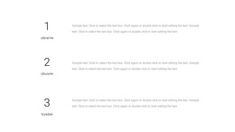 Trzy Bloki Tekstu - Kreatywny