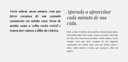 CSS Grátis Para Títulos E Texto Em Duas Colunas