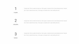 Modelo HTML5 Exclusivo Para Três Blocos De Texto