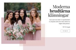 Moderna Brudtärneklänningar