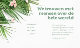 We Trouwen Met Mensen Rond De Clobe - Mockup Voor Webpagina'S Maken