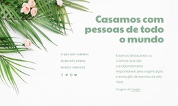 Casamos Com Pessoas Em Torno Do Clobe - Design De Site Responsivo