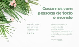 Design De Site Para Casamos Com Pessoas Em Torno Do Clobe