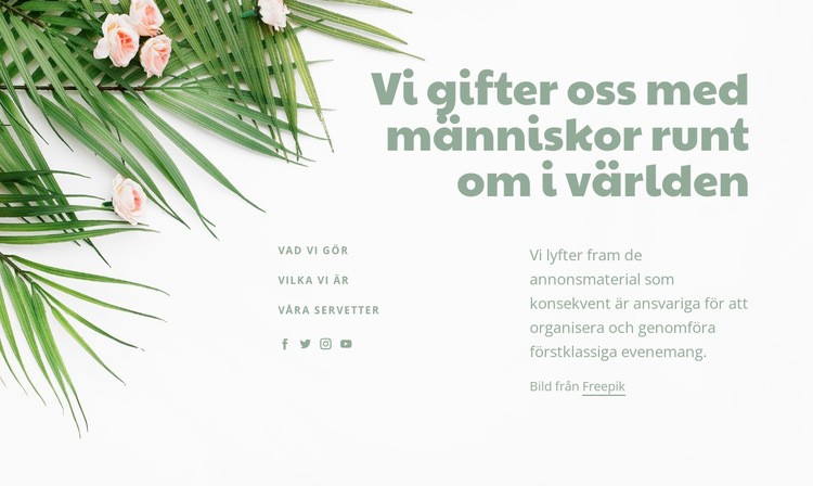 Vi gifter oss med människor runt klonet Mall