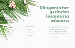 Clobe Civarında Insanlarla Evleniriz Html Web Sitesi