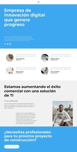 Trabaja Con Los Mejores - HTML Template Builder