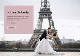 Boda En Paris - Crea Hermosas Plantillas