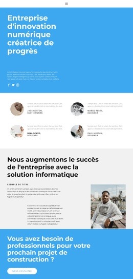 Travaillez Avec Les Meilleurs - Conception De Site Moderne