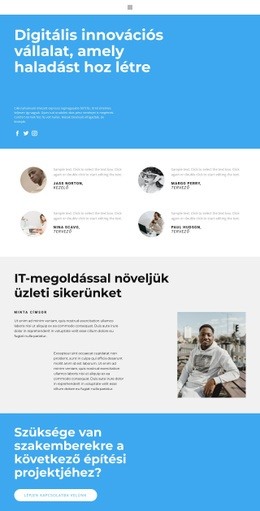 Dolgozz A Legjobbakkal – Egyszerű WordPress Téma