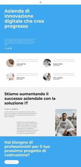 Lavora Con I Migliori - Mockup Di Sito Web Gratuito