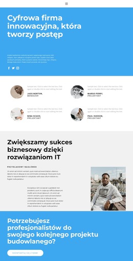 Pracuj Z Najlepszymi - Darmowy Motyw CSS