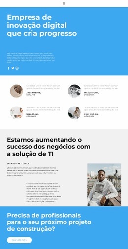 Construtor De Sites Mais Criativo Para Trabalhe Com Os Melhores