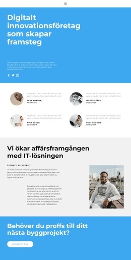 Jobba Med De Bästa - Gratis Css-Tema