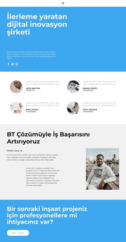 En Iyilerle Çalışın Için Sayfa HTML'Si