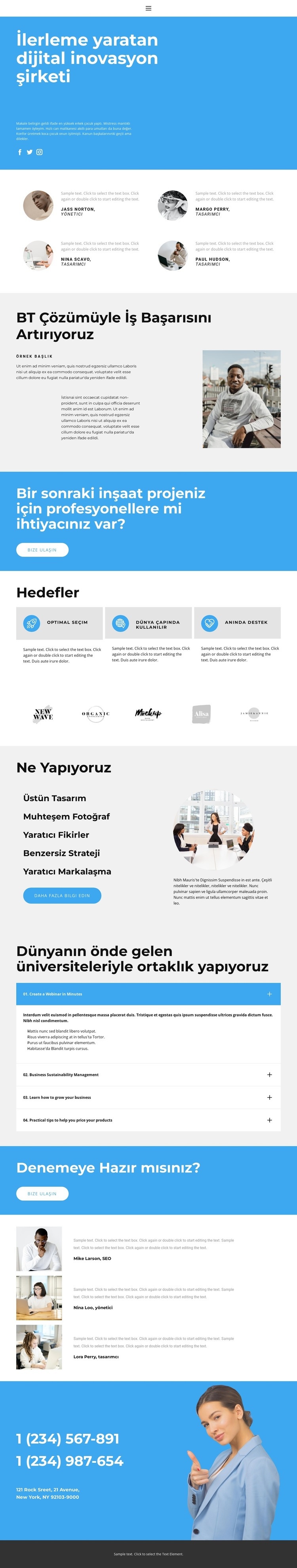 En iyilerle çalışın Html Web Sitesi Oluşturucu