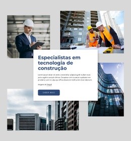 Construtor De Sites Premium Para Oferecemos Experiência Profissional