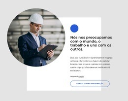 Design Do Site Para Soluções Para Cidades Verdes