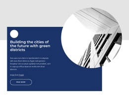 Green Cities - Easy-To-Use Homepage Design