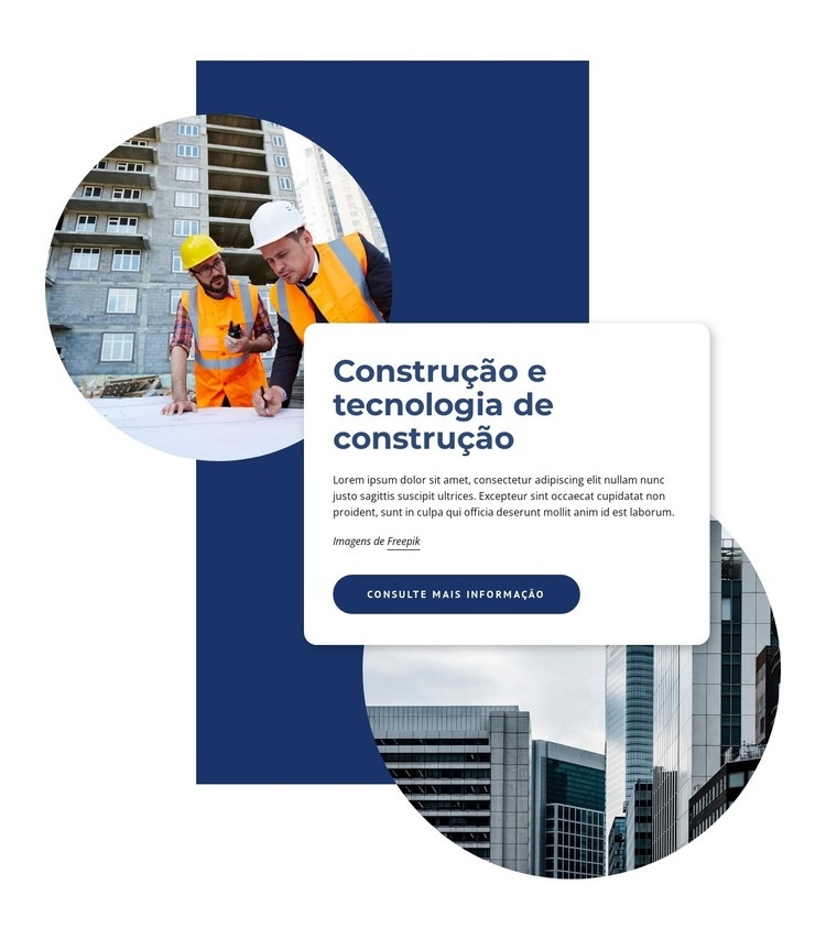 Empresa de construção de cidades verdes Construtor de sites HTML