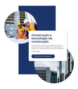 Coluna Do Modelo De Grade CSS Para Empresa De Construção De Cidades Verdes