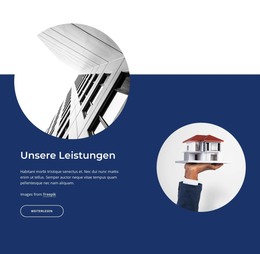 Innovationen In Der Baubranche - HTML-Seitenvorlage