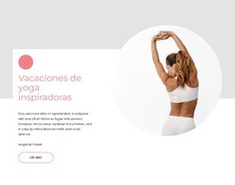 Vacaciones De Yoga Inspiradoras: Creador De Sitios Web Fácil De Usar