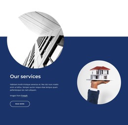 Innovation In The Construction Industsry - HTML Page Template