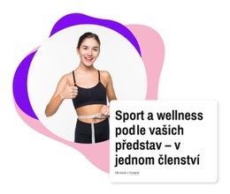 Sport A Wellness Šablona