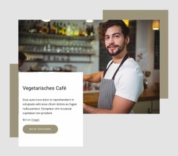 Vegetarisches Café - HTML5-Seitenvorlage