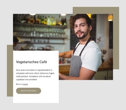 Vegetarisches Café – Website-Builder-Vorlage