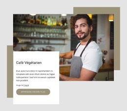 Café Végétarien - Modèle HTML D'Une Page