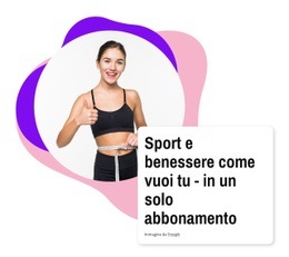 Il Costruttore Di Siti Web Più Creativo Per Sport E Benessere