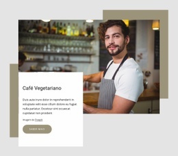 Café Vegetariano - Página De Destino Para Celular