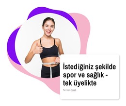 Spor Ve Sağlık - Duyarlı Web Sitesi